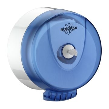 Rulopak Yeni Mini Cimri İçten Çekmeli Tuvalet Kağıdı Dispenseri Transparan Mavi