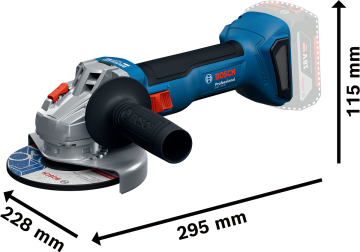 Bosch Gws 18V-8 Akülü Taşlama (Solo Model)