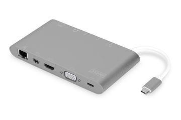 Assmann Digitus Usb Tip C Docking Station (Universal Docking Station, Usb Type-C™) 3 X Usb 3.0 Port 1 X Usb-C Port