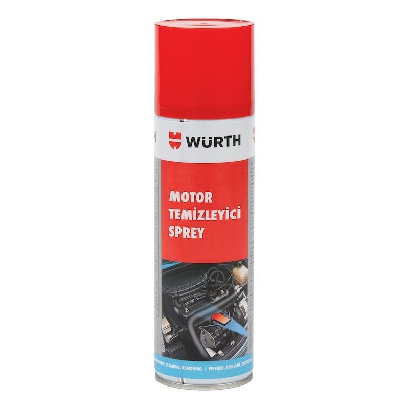 Würth Motor Temizleme Spreyi Şeffaf 500 Ml - 0890230500