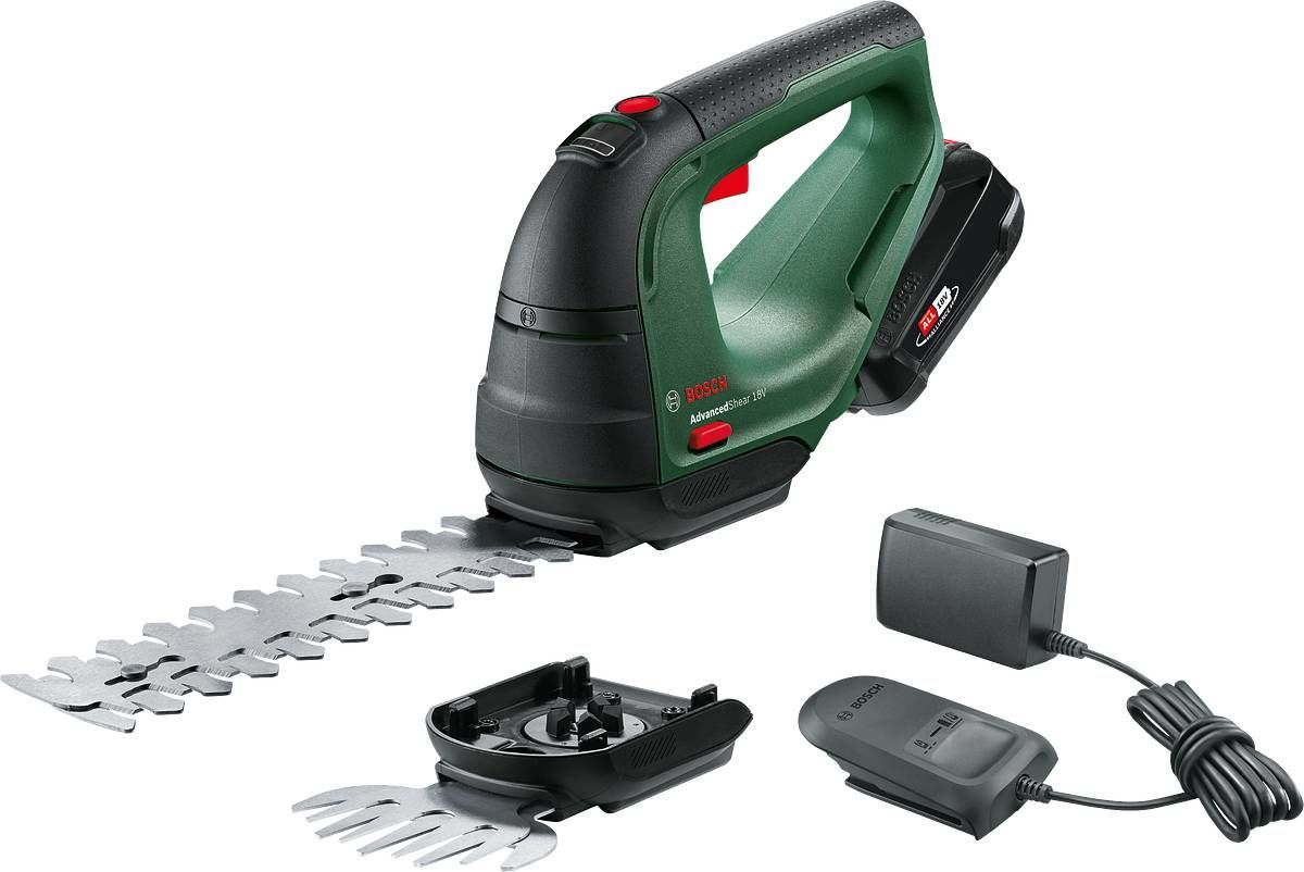 Bosch Akülü Çim ve Topiari Makası AdvancedShear 18V-10 (1 x 2,0 Ah Akü) - 0600857000