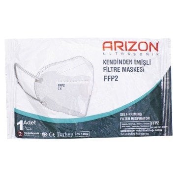 Arizon N95 Meltblownlu FFP2 Koruma Maske Beyaz