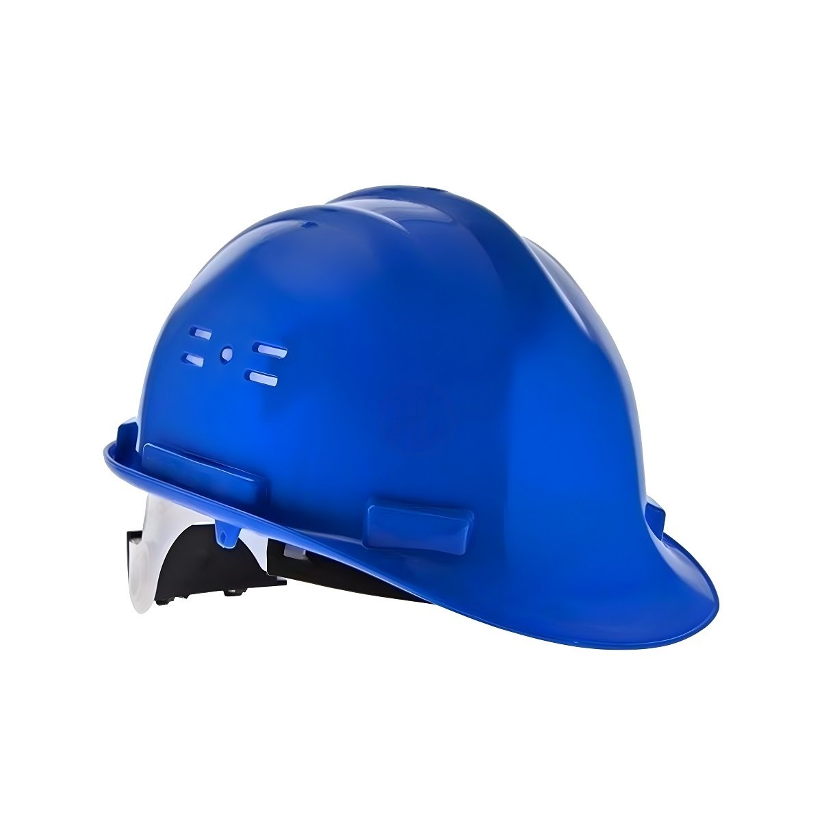 Essafe Vidalı Baret Ter Bantlı Hava Delikli Kulaklık Takılabilir CE EN 397 Mavi - GE1548M