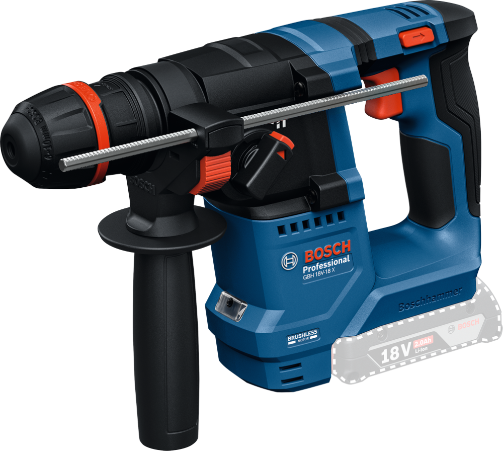 Bosch GBH 18V-18 X One Chuck Akülü Kırıcı Delici (Solo Model) - 0611927100