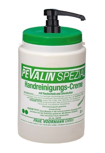 Pevalin Spezial El Temizleme ve Bakım Kremi 3 Lt (Kavanoz Plastik Pompalı)