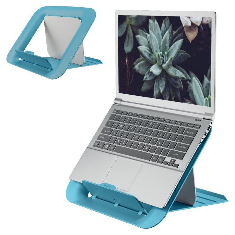 Leitz Ergo Cosy Ayarlanabilir Laptop Standı, 64260061, Mavi