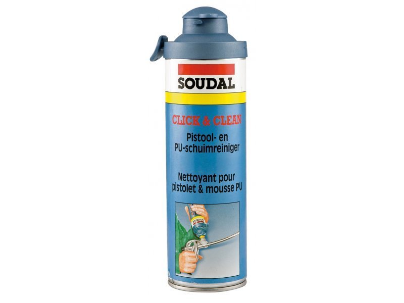 Soudal CLİCK&CLEANER 500 ML TENEKE ŞEFFAF - 103357