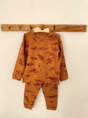 Floral Taba Uyu&Oyna 2'li Pijama Takım