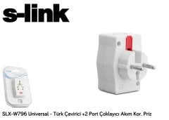 S-link SLX-W796 Universal - Türk Çevirici + 2 Port Çoklayıcı