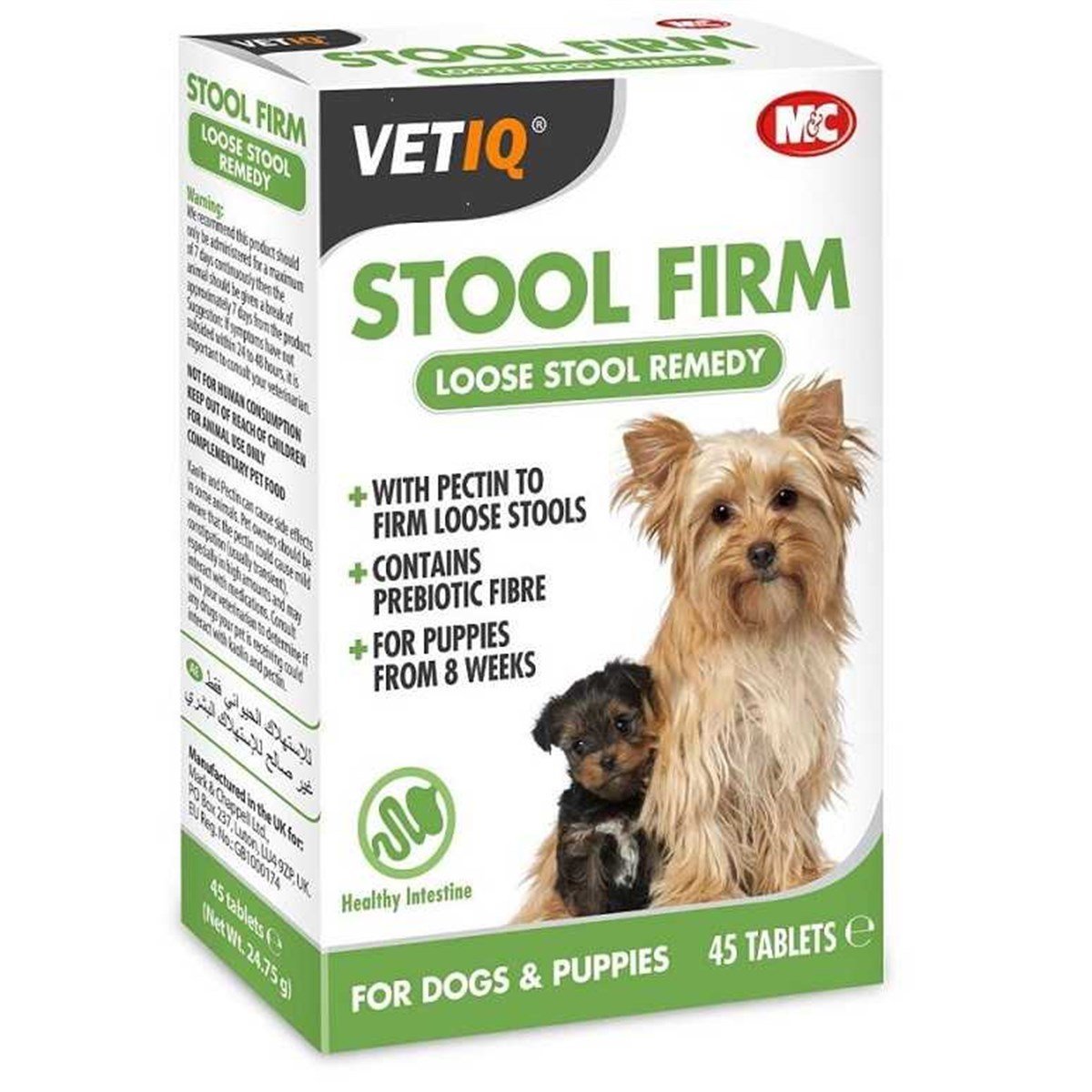 Vetiq Stool Firm Köpekler için Yumuşak Dışkılamayı Önleyici Tablet 45 adet