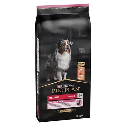 ProPlan Somonlu Hassas Ciltler için Yetişkin Medium Kuru Köpek Maması 14