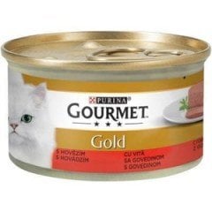 ProPlan Gourmet Gold Kıyılmış Sığır Etli Kedi Konservesi 85g