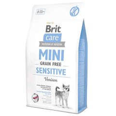 Brit Care  Mini Adult Sensitive Tahılsız Geyik Etli Hassas Küçük Irk 2 kg Yetişkin Kuru Köpek Maması