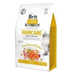 Brit Care Haircare Hypo-Allergenic Deri ve Tüy Sağlığı için Tahılsız Yetişkin Kedi Maması 2 Kg