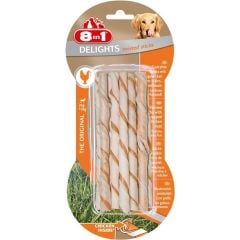 8in1 Delights Bones Köpekler İçin Twested Sticks 10 Lu