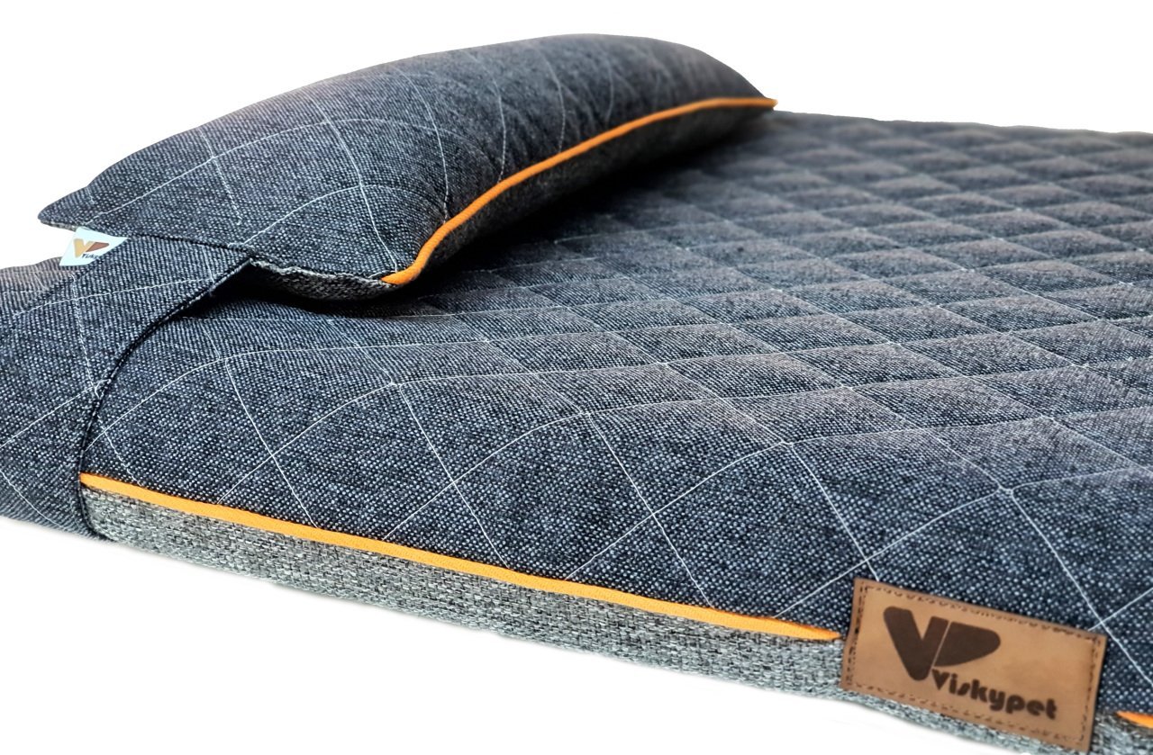 Viskypet Memory Foam Ortopedik Köpek Yatağı Minder Füme