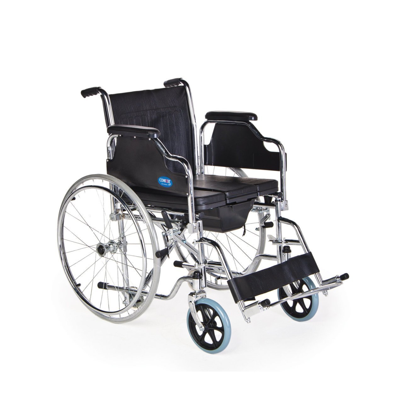 Hasta Wc Tuvaletli Katlanabilir Tekerlekli Sandalye
