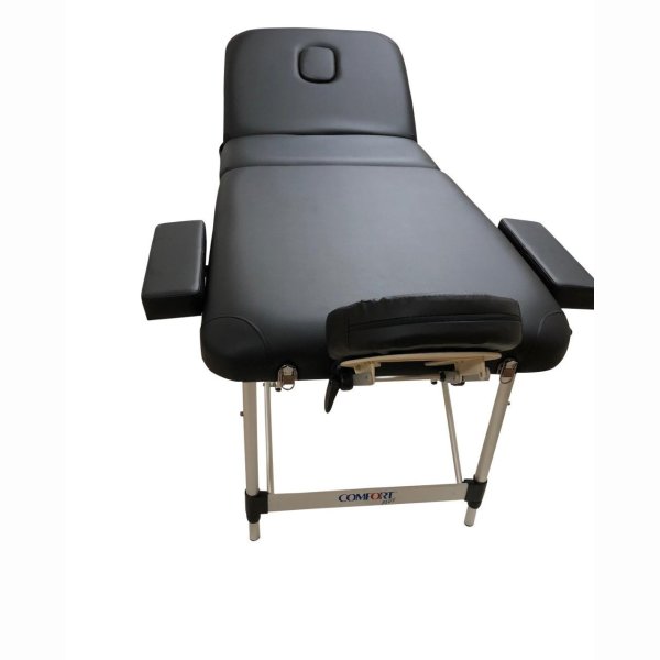Masaj Masası İthal 305-Siyah Comfort Plus Alüminyum