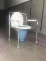 Borulu Direk Tuvalete Hasta Wc Nikelajlı  İthal Hasta Tuvalet