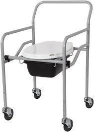 Loco kt 771 Katlanır Tekerlekli Banyo Tuvalet Sandalyesi