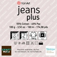 YARNART JEANS PLUS - EL ÖRGÜ İPİ