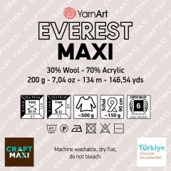 YARNART EVEREST MAXI - EBRULİ EL ÖRGÜ İPİ