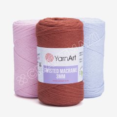 YARNART TWISTED MACRAME 3 MM - MAKROME EL ÖRGÜ İPİ