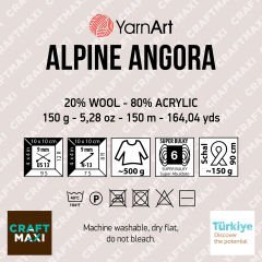 YARNART ALPINE ANGORA - EL ÖRGÜ İPİ