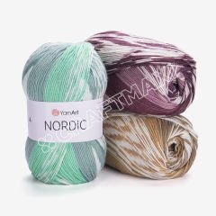 YARNART NORDIC - EBRULİ EL ÖRGÜ İPİ