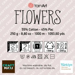 YARNART FLOWERS - EBRULİ EL ÖRGÜ İPİ