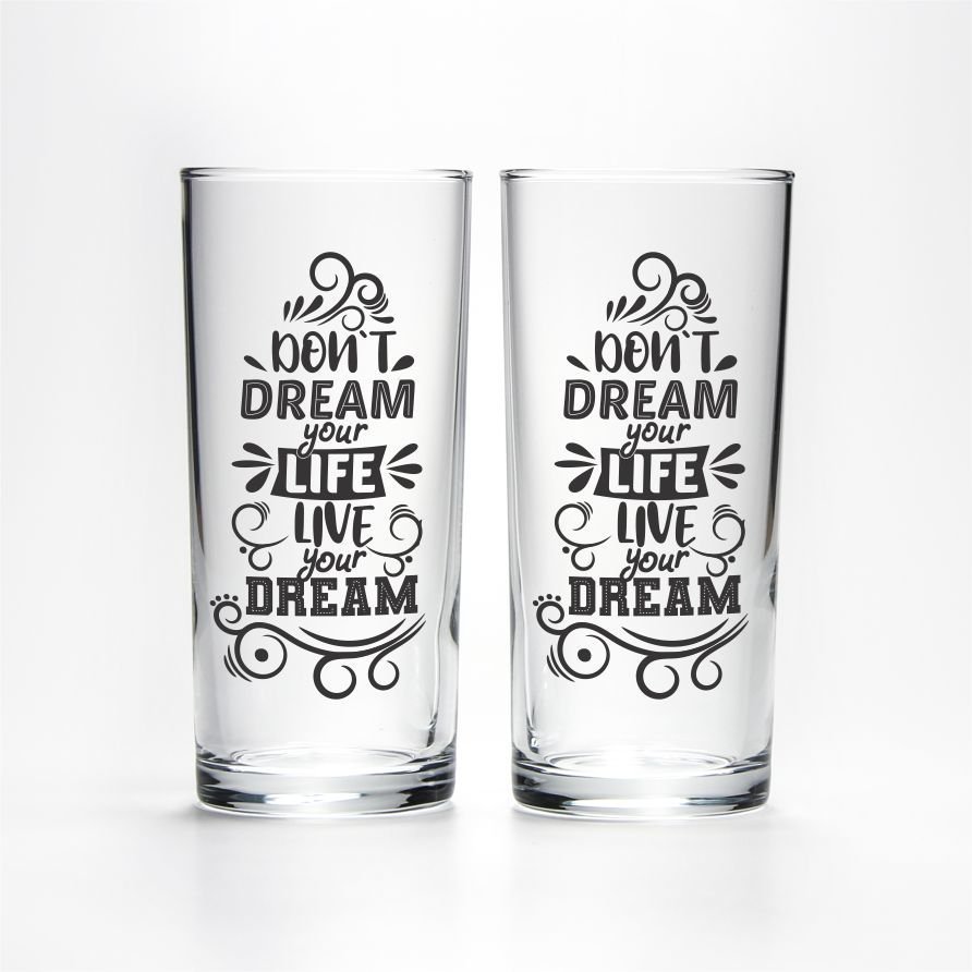 Don't Dream Your Life - 2'li Rakı Bardağı