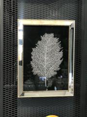 Aynalı & Gümüş Yapraklı Tablo