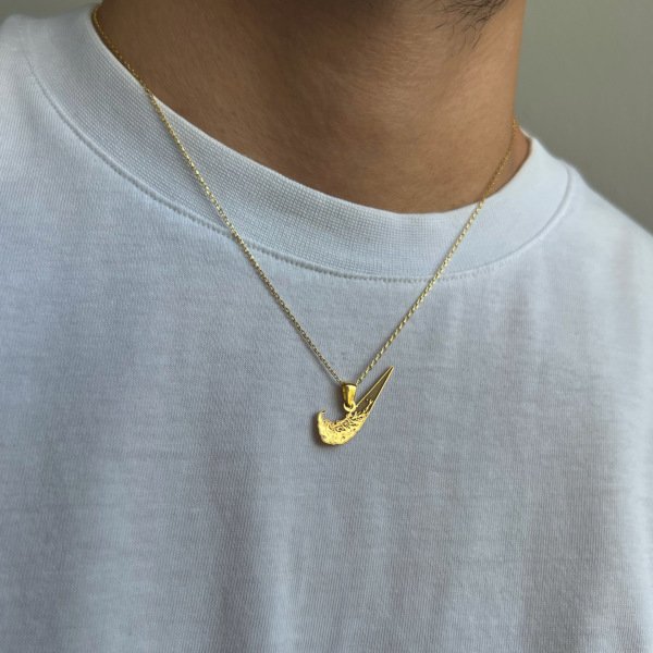 925 Gümüş / Wavy Nike Kolye