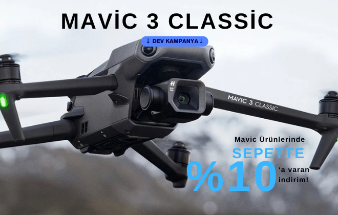 Şubat Ayına Özel Mavic 3 Classic Ürünlerinde Sepette %10 İndirim!!