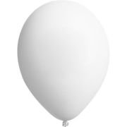 B.E. Beyaz 12'' Pastel Balon 100'lü