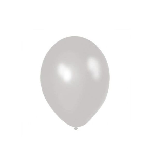 B.E. Metalik Beyaz 12'' Balon 100'lü