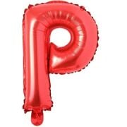 P Harf Folyo Balon Kırmızı 16 inç