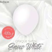 5'' Balon Opaque Satin Snow White 50'li