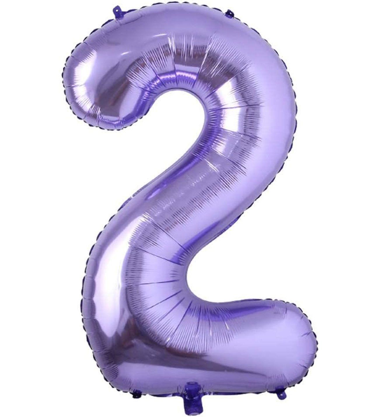 2 Rakam 40'' Mor Folyo Balon