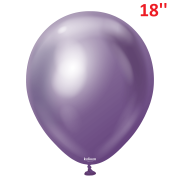 18'' Mirror Balloons Violet  1 adet