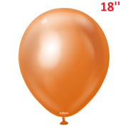 18'' Mirror Balloons Copper 1 adet