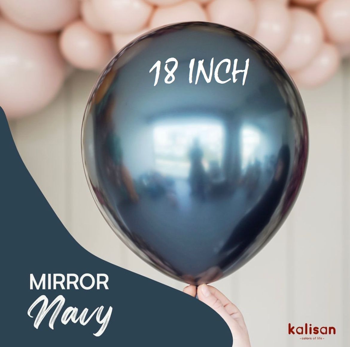18'' Mirror GECE MAVİSİ (NAVY) 1 adet