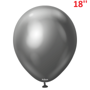 18'' Mirror Balloons Space Grey 1 adet