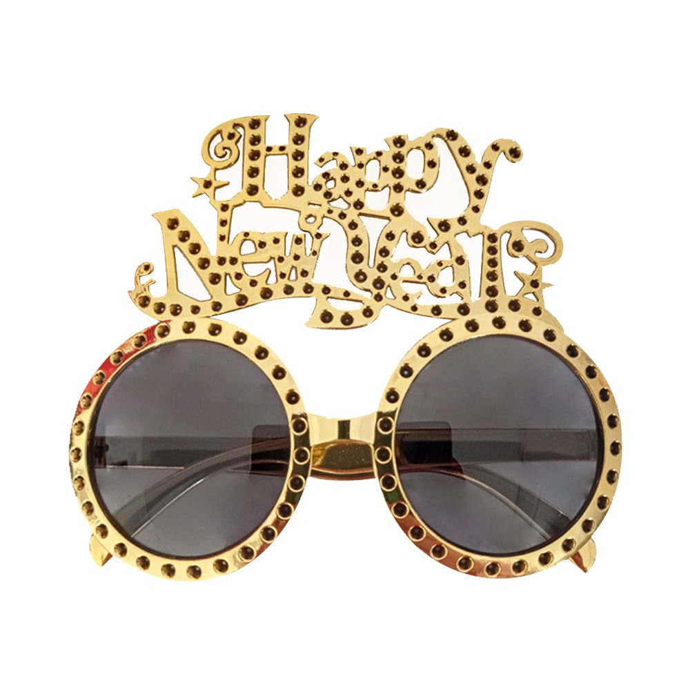 Gold Noktalı Happy Birthday Camlı Gözlük
