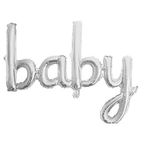 GÜMÜŞ BABY İMZA FOLYO BALON 40 INCH