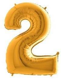 16'' Gold 2 Rakam Folyo Balon