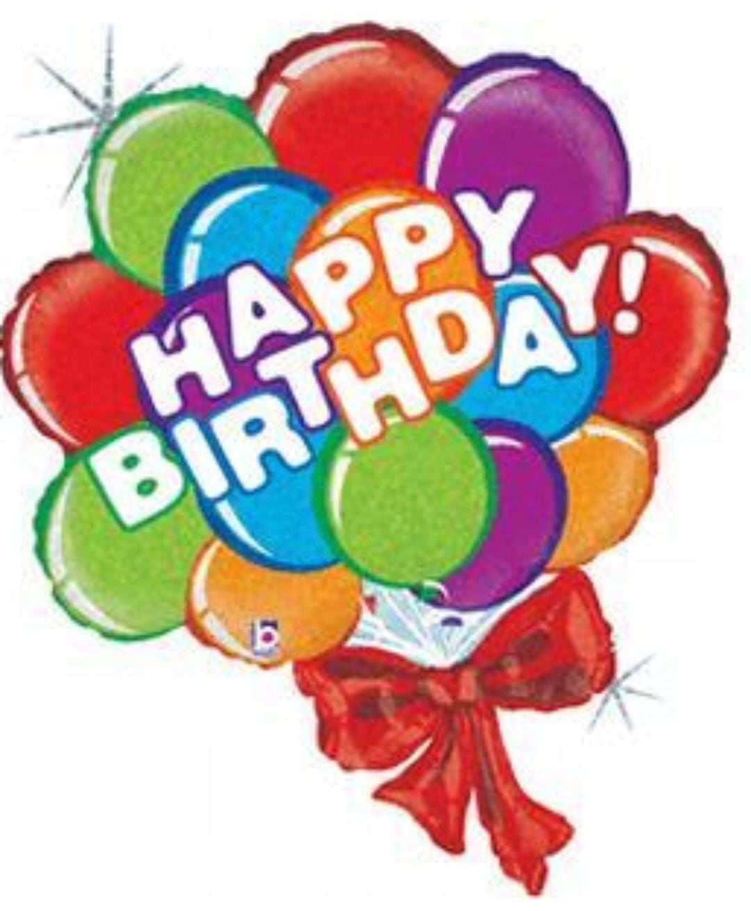 Balonlu Happy Birthday Folyo Balon 58*69 cm