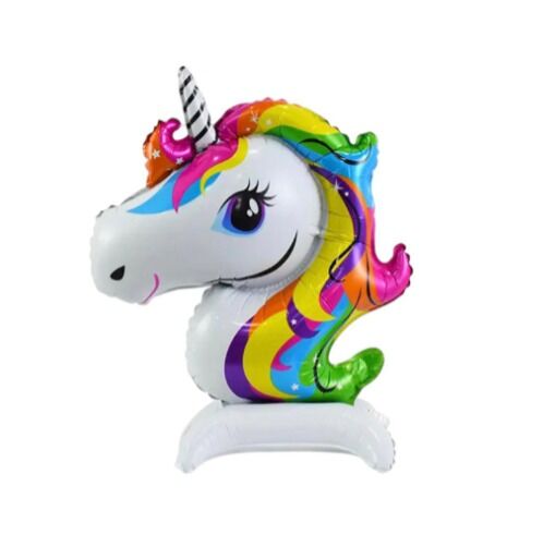 Ayaklı Unicorn Folyo Balon 45*36 cm 4486