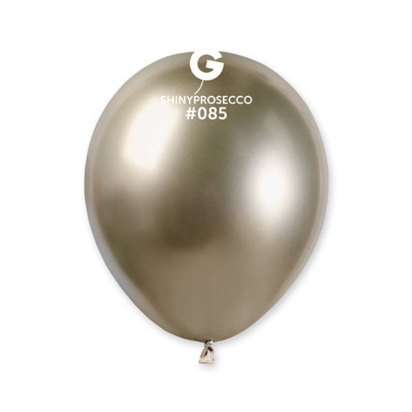 Gemar 5'' Krom Balon Beyaz Altın (White Gold) 100 Adet #085