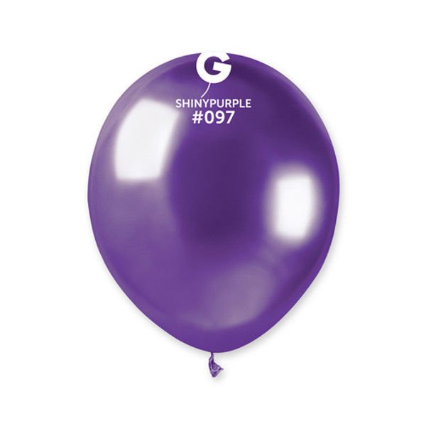 Gemar 5'' Krom Balon Mor 100 Adet #097
